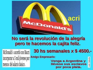 macri mc donald's