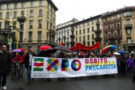 Foto dalla Mayday NO EXPO