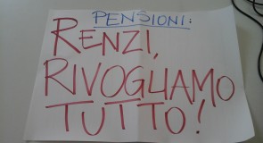 Pensioni: rivogliamo tutto! Presidio 7 luglio davanti a Inps via Silva Milano
