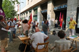 Pensioni: ridateci tutto! Presidio a Milano davanti alla sede dell’INPS