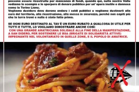 Amatriciana NoTav alla manifestazione del 6 maggio