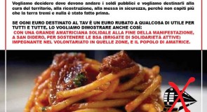 Amatriciana NoTav alla manifestazione del 6 maggio