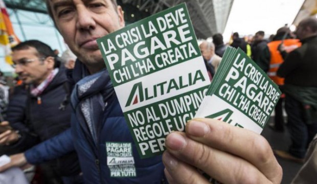 alitalia proteste