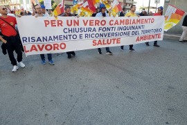26 ottobre: sciopero e corteo a Taranto, per i diritti al lavoro pulito e alla vita 