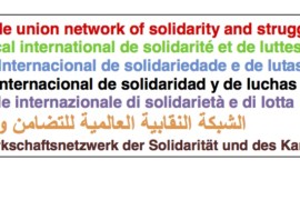 Rete Sindacale Internazionale: 1° maggio, giornata di lotta di tutt* i lavoratori/trici