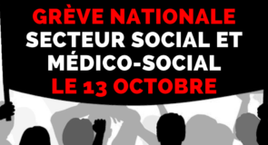 Francia 15 ottobre: mobilitazione nazionale e sciopero generale unitario del settore socio sanitario