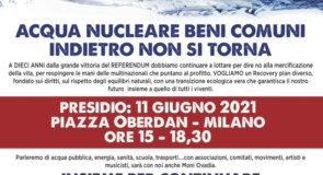 A dieci anni dal referendum su acqua, nucleare e beni comuni: indietro non si torna!