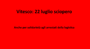 Vitesco sciopero e solidarietà agli arrestati