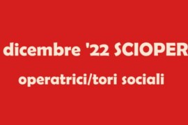 Sciopero delle operatrici e degli operatori sociali