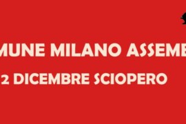 Comune di Milano, Assemblee verso il 2 dicembre 2022: scioperiamo per salario, diritti, dignità.