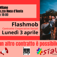 Coop sociali: Flashmob h 18:00 p.zza Duca d’Aosta