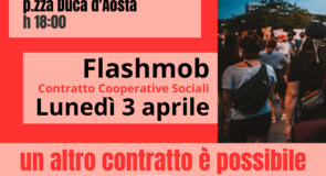 Coop sociali: Flashmob h 18:00 p.zza Duca d’Aosta
