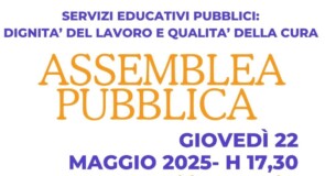Dignità del lavoro e qualità della cura: assemblea a Cinisello il 22/05