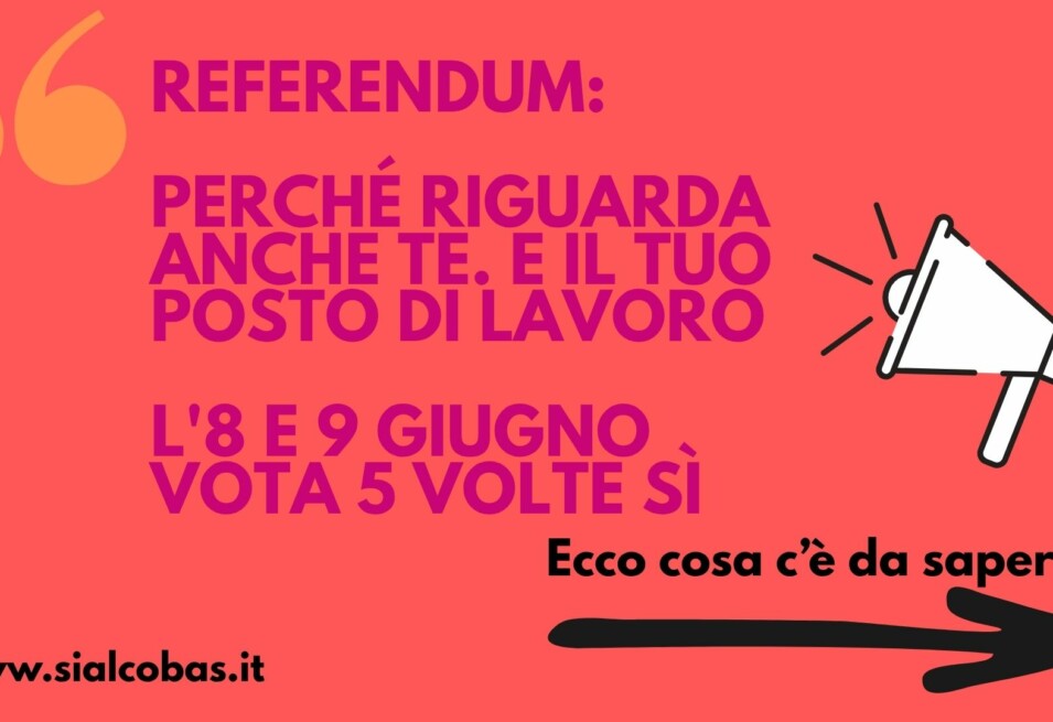 Referendum, schede pratiche sull’8-9 giugno: andiamo a votare!