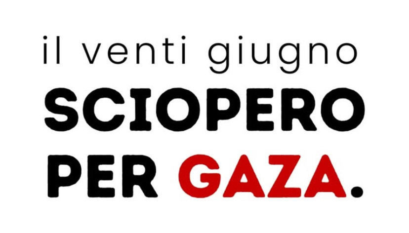 Sciopero per Gaza, venerdì 20/06 a Milano corteo da piazza Fontana