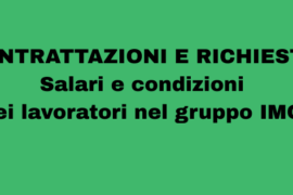 Contrattazioni e richieste: Salari e condizioni dei lavoratori nel gruppo IMQ