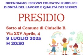 Servizi educativi pubblici: a Cinisello Balsamo un presidio per difenderli