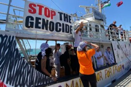 Stop genocidio a Gaza: disobbedienza civile e solidarietà con la Global Sumud Flotilla