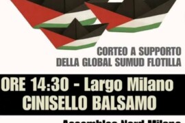Cinisello per la Palestina: sabato 27 corteo ‘Fermiamo il genocidio, boicottiamo Israele’
