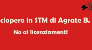 Sciopero alla STMicroelectronics di Agrate Brianza