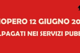 APPELLO per il 12 giugno