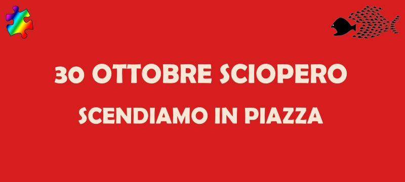 30 ottobre 2026: sciopero